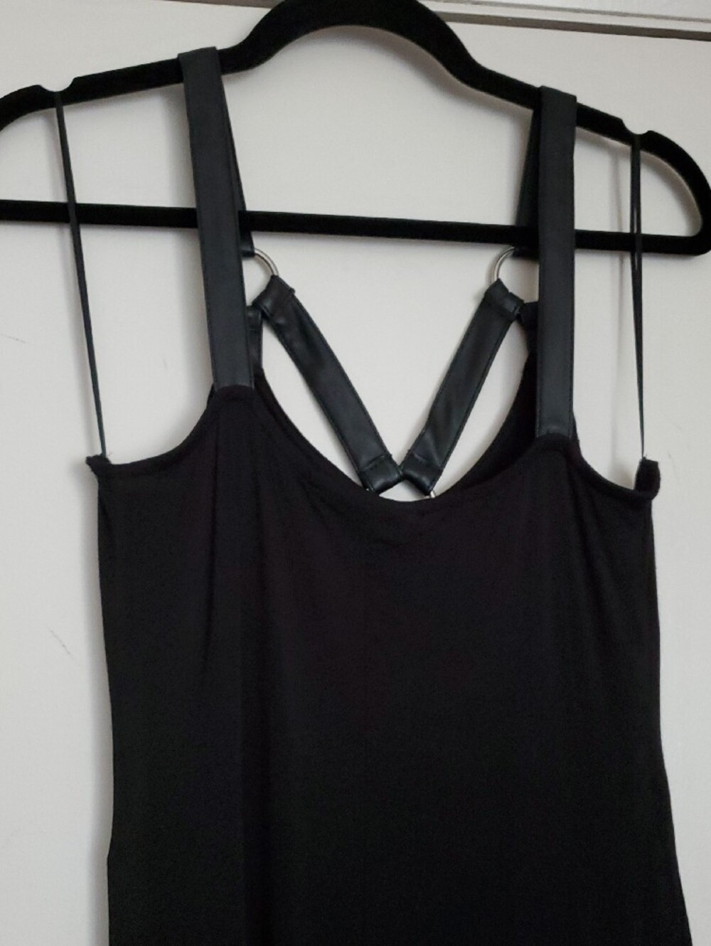 Killstar Black Maxi Dress with O-Ring Harness Detail - Picture 11 of 16